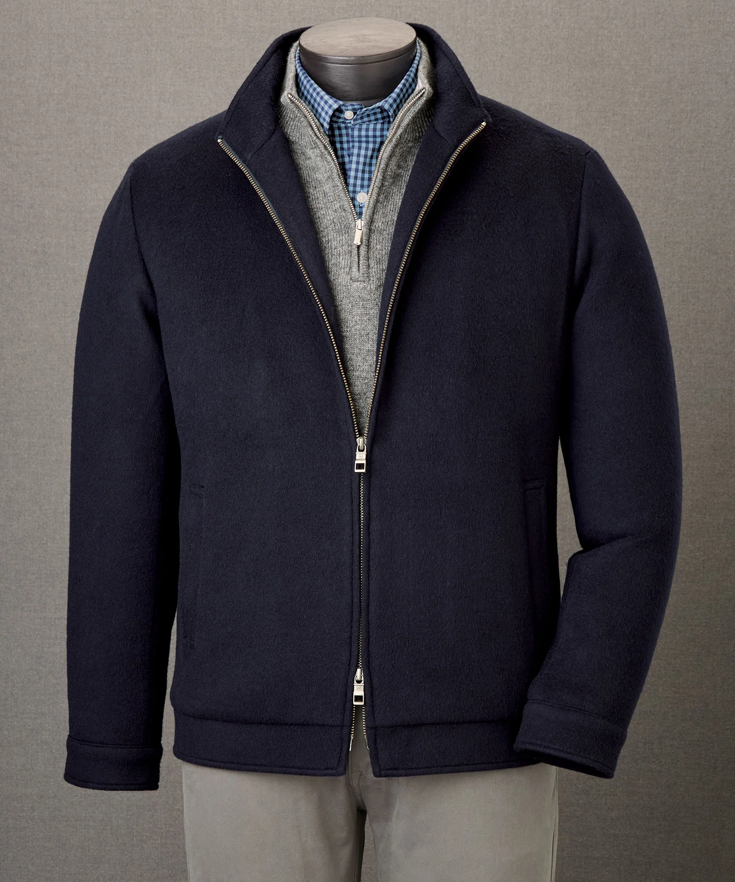 Peter Millar Crown Flex Merino Wool Bomber - Image 3