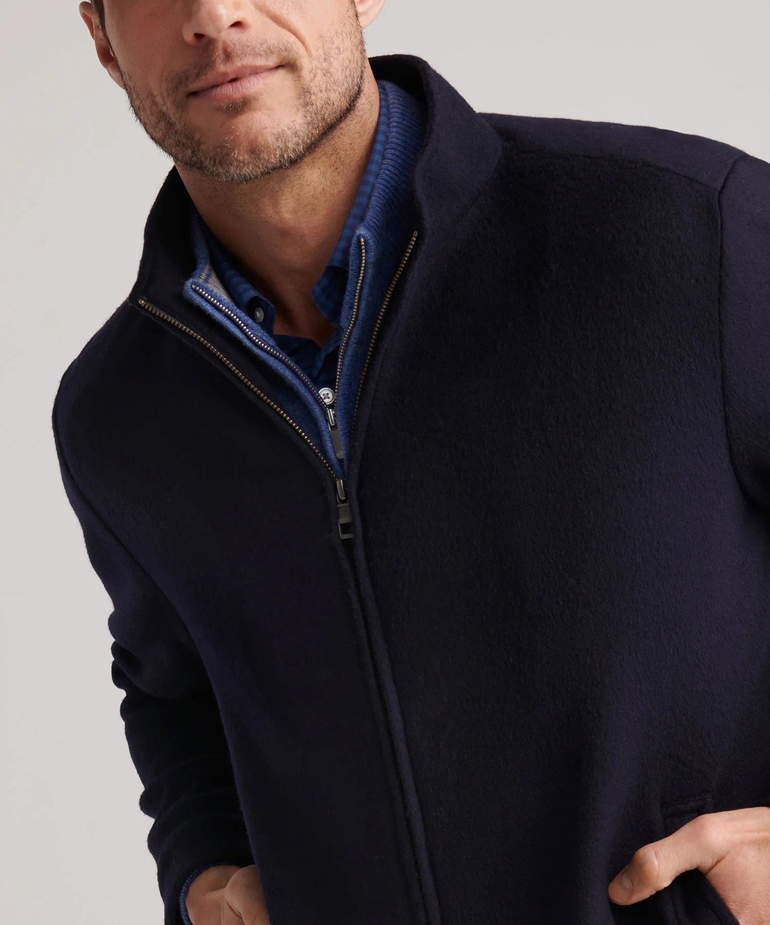 Peter Millar Crown Flex Merino Wool Bomber - Image 7