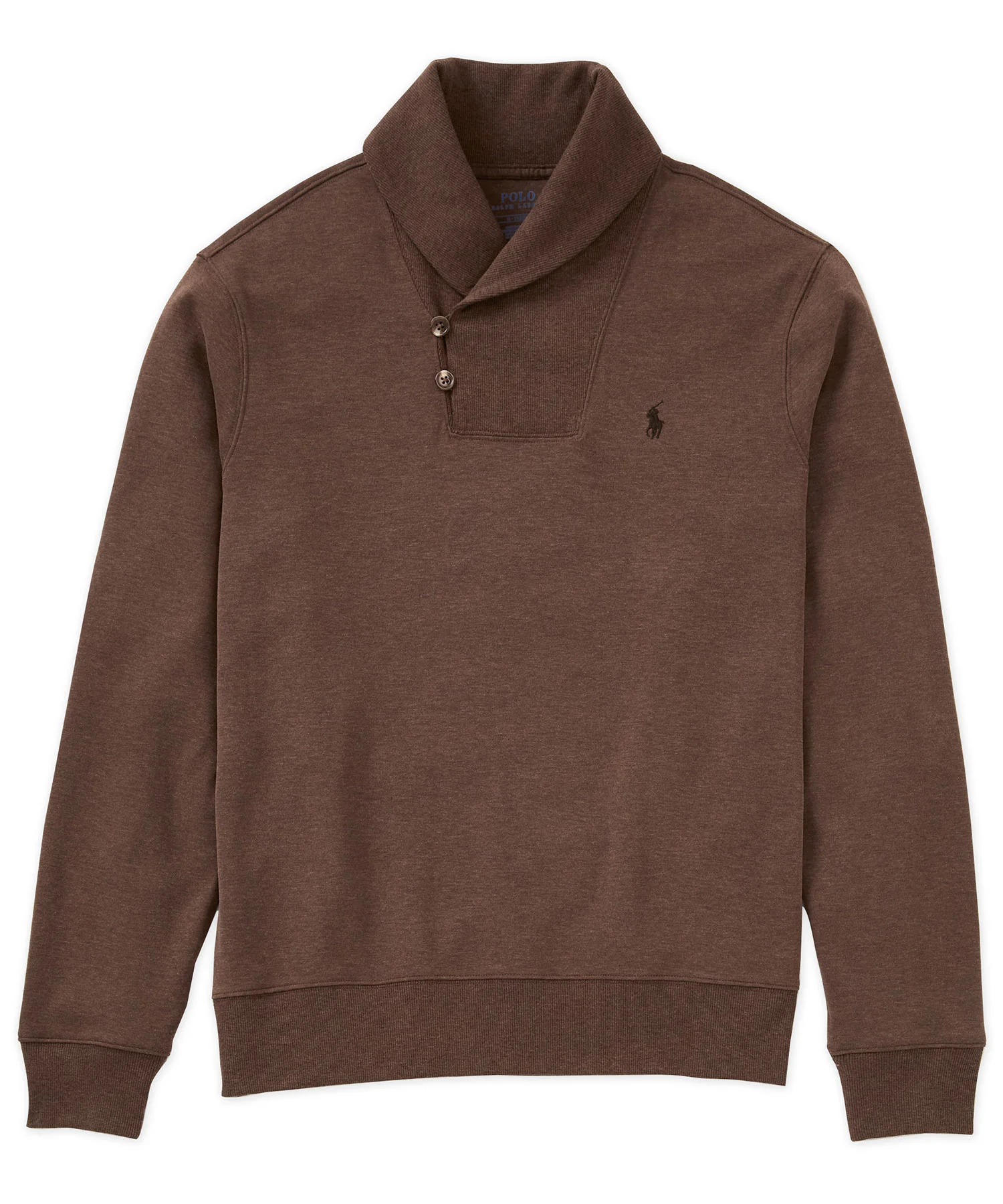 Polo Ralph Lauren Long Sleeve Lux Jersey Shawl Collar Pullover - Image 4