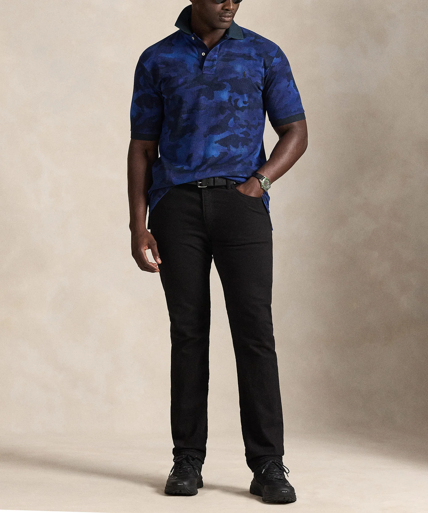 Polo Ralph Lauren Short Sleeve Animated Print Mesh Polo - Image 5
