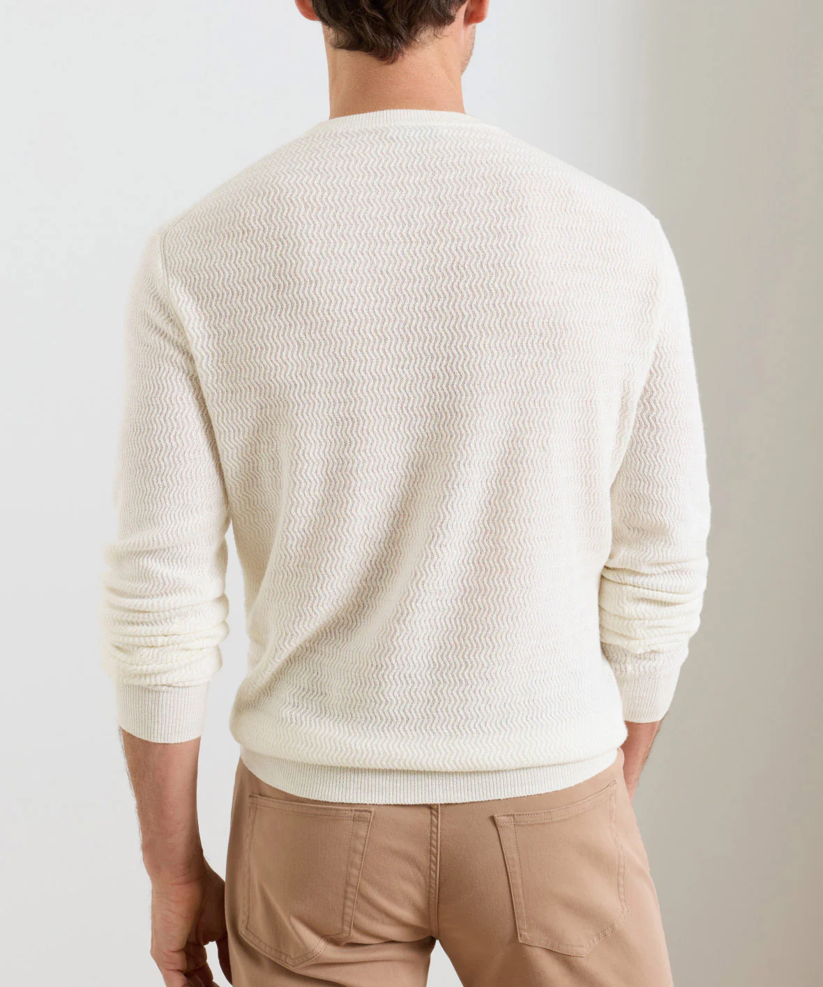 Peter Millar Crosswinds Textured Crewneck Sweater - Image 3