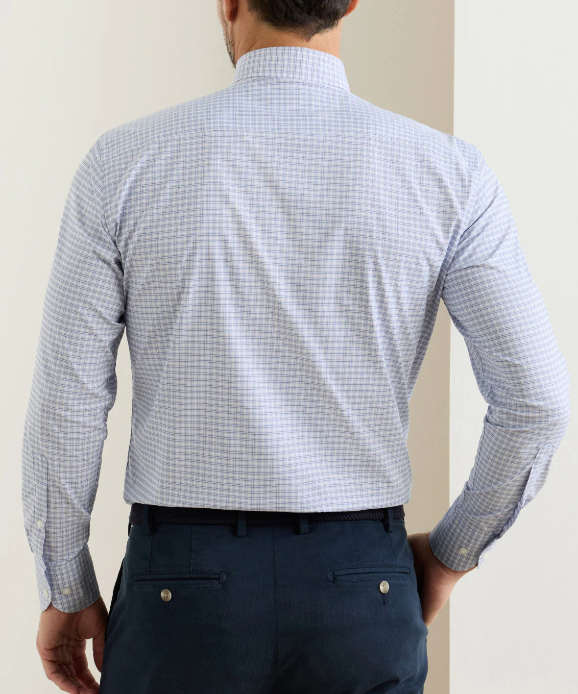 Peter Millar Phillip Performance Long Sleeve Twill Sport Shirt - Image 3