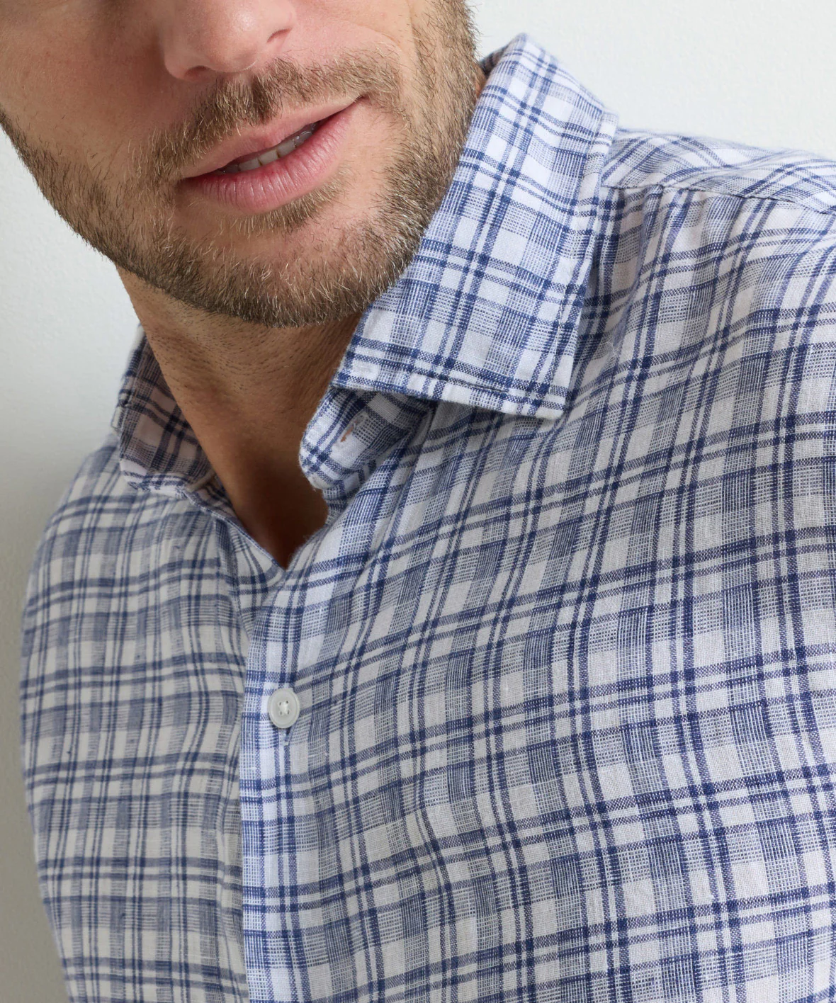 Peter Millar Sandbar Linen Long Sleeve Sport Shirt - Image 4