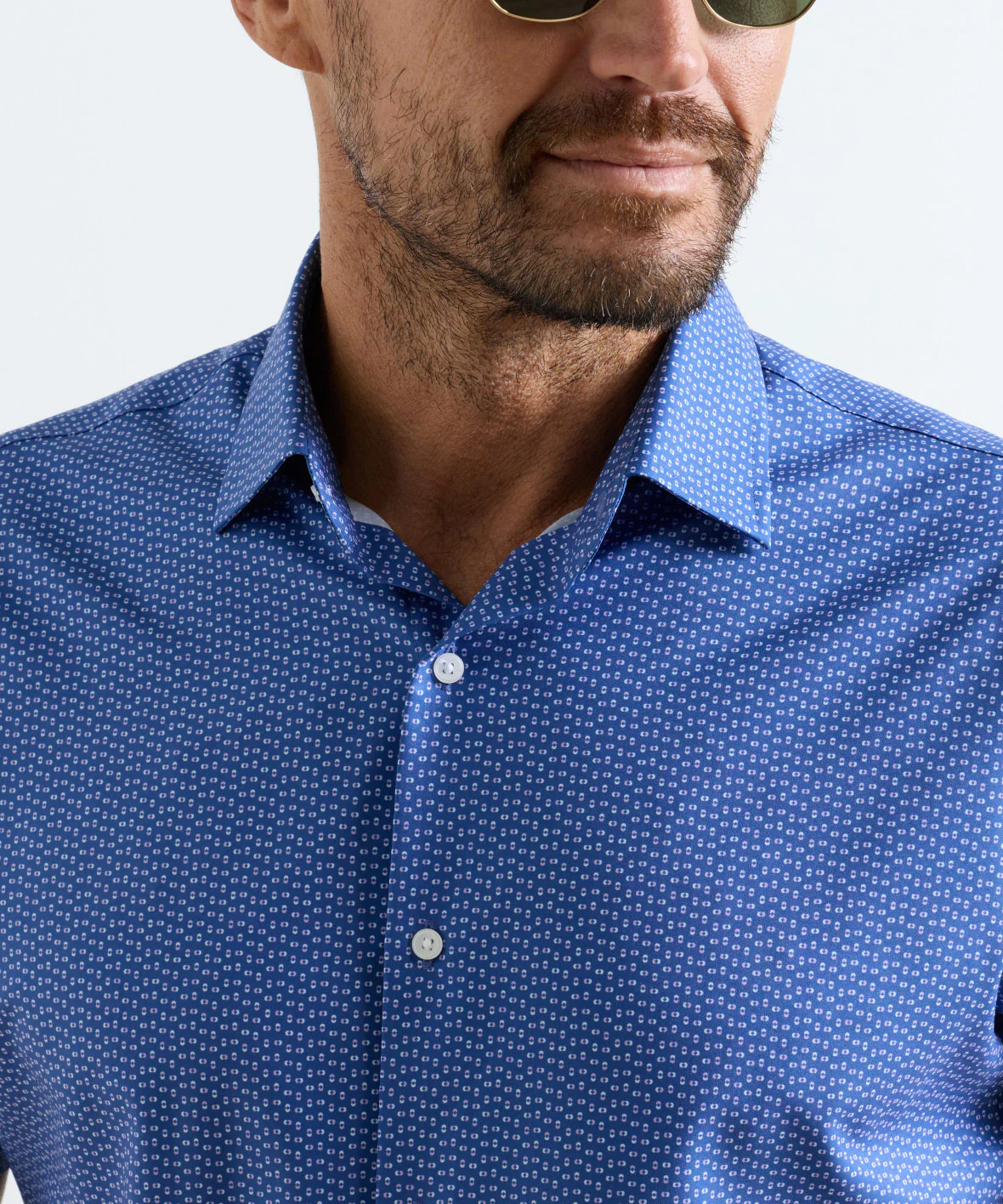 Peter Millar Jackson Performance Short Sleeve Poplin Sport Shirt - Image 4