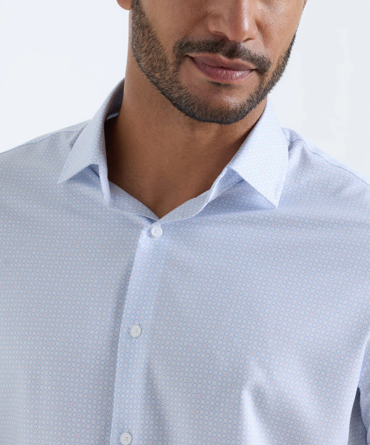 Peter Millar Baldwin Performance Short Sleeve Poplin Sport Shirt - Image 4