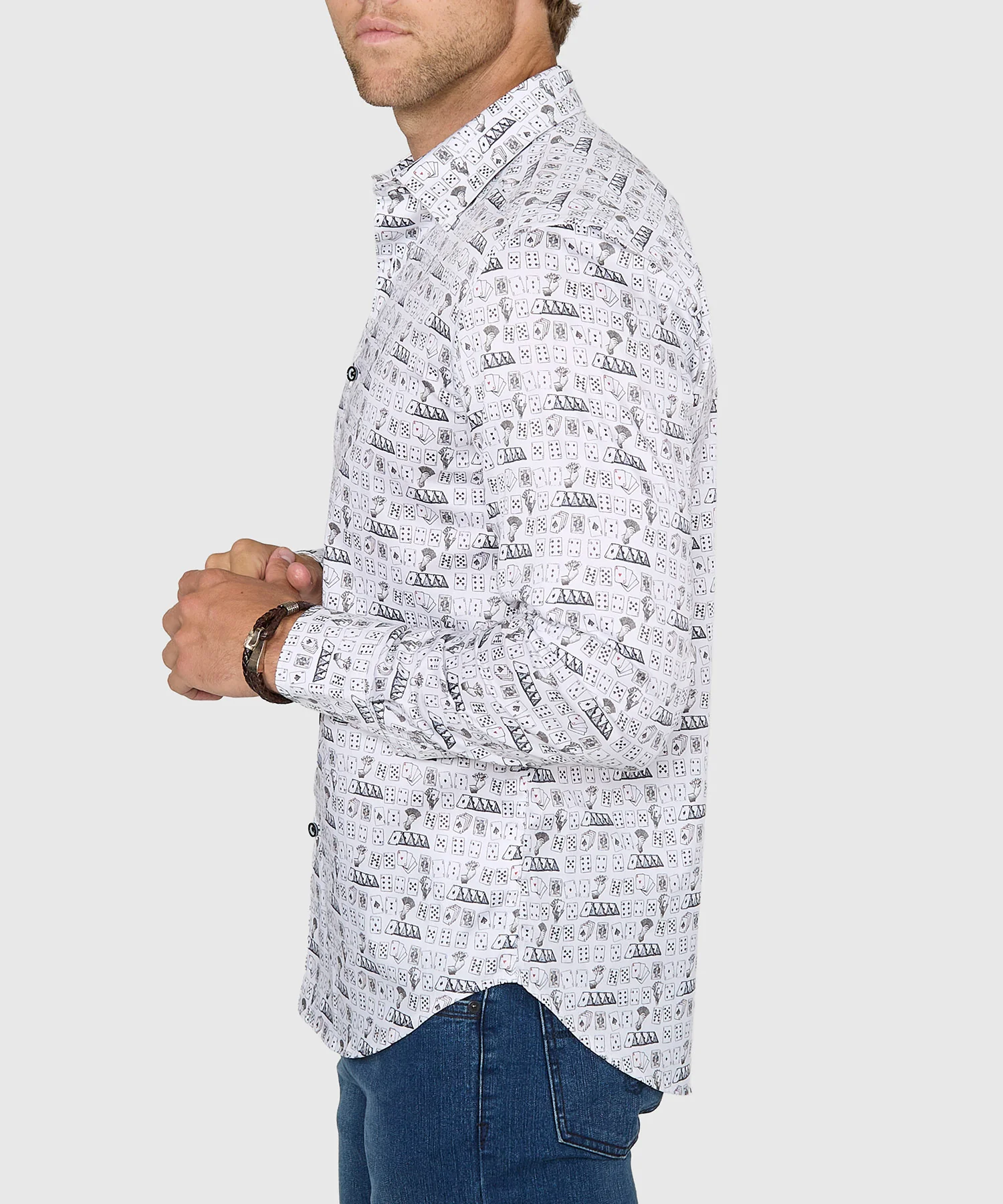 Robert Graham Long Sleeve 52 Pick Up Sport Shirt - Image 5