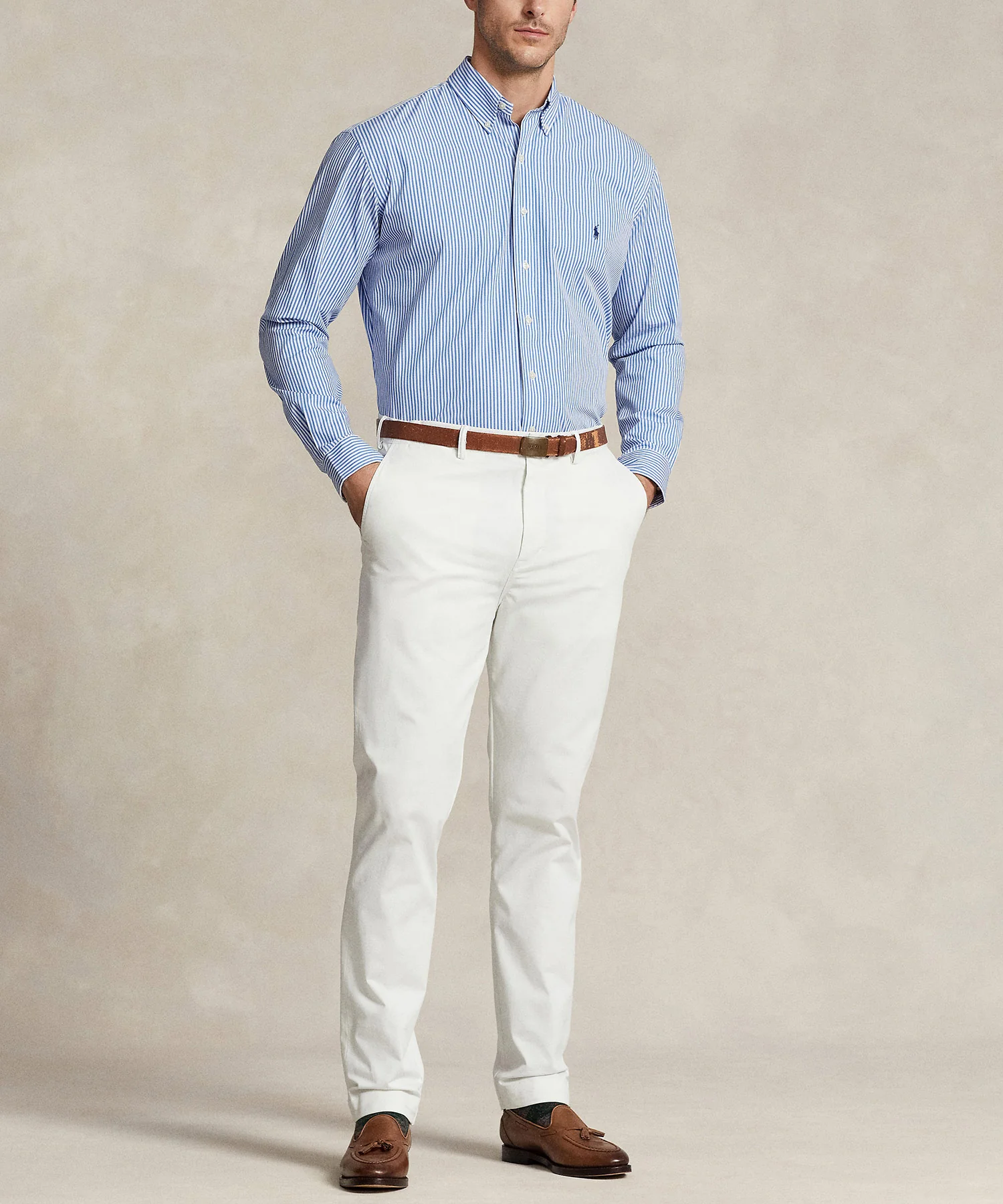 Polo Ralph Lauren Long Sleeve Poplin Shirt - Image 5