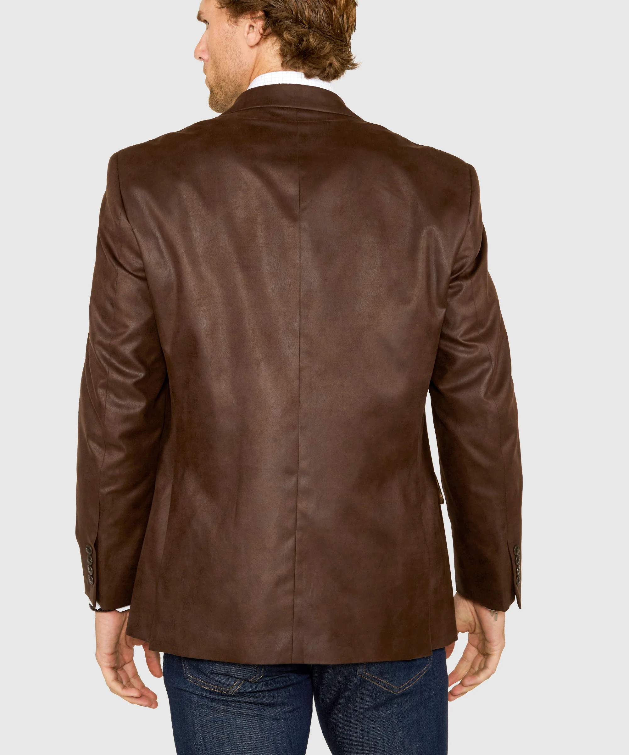 Westport Lifestyle Two-Button Side Vent Microfiber Sport Coat - Image 11