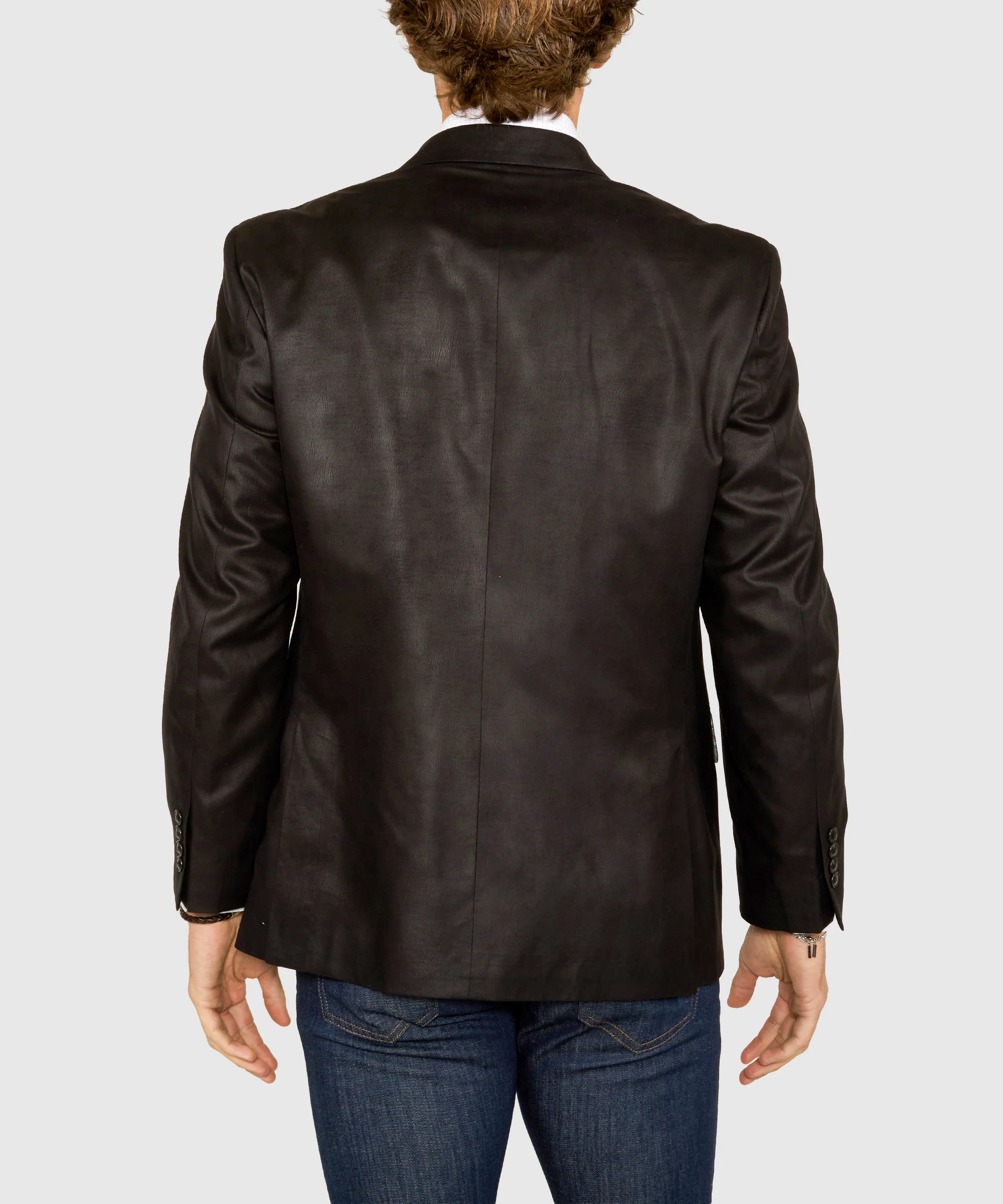 Westport Lifestyle Two-Button Side Vent Microfiber Sport Coat - Image 5